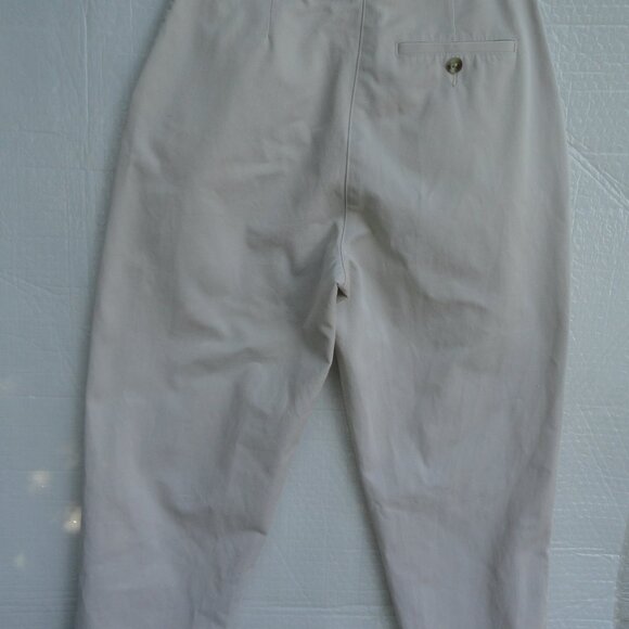 2 for $15 LL Bean Original Fit Straight Leg Beige Pants Women's Size 8P Petite - Picture 6 of 8
